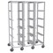 Lockwood Manufacturing 3-Column Mail Tub Caddie, Holds 15 Totes, Adjustable 3.5" Wide Supports RR69-5-3-13-3W - alternate 1